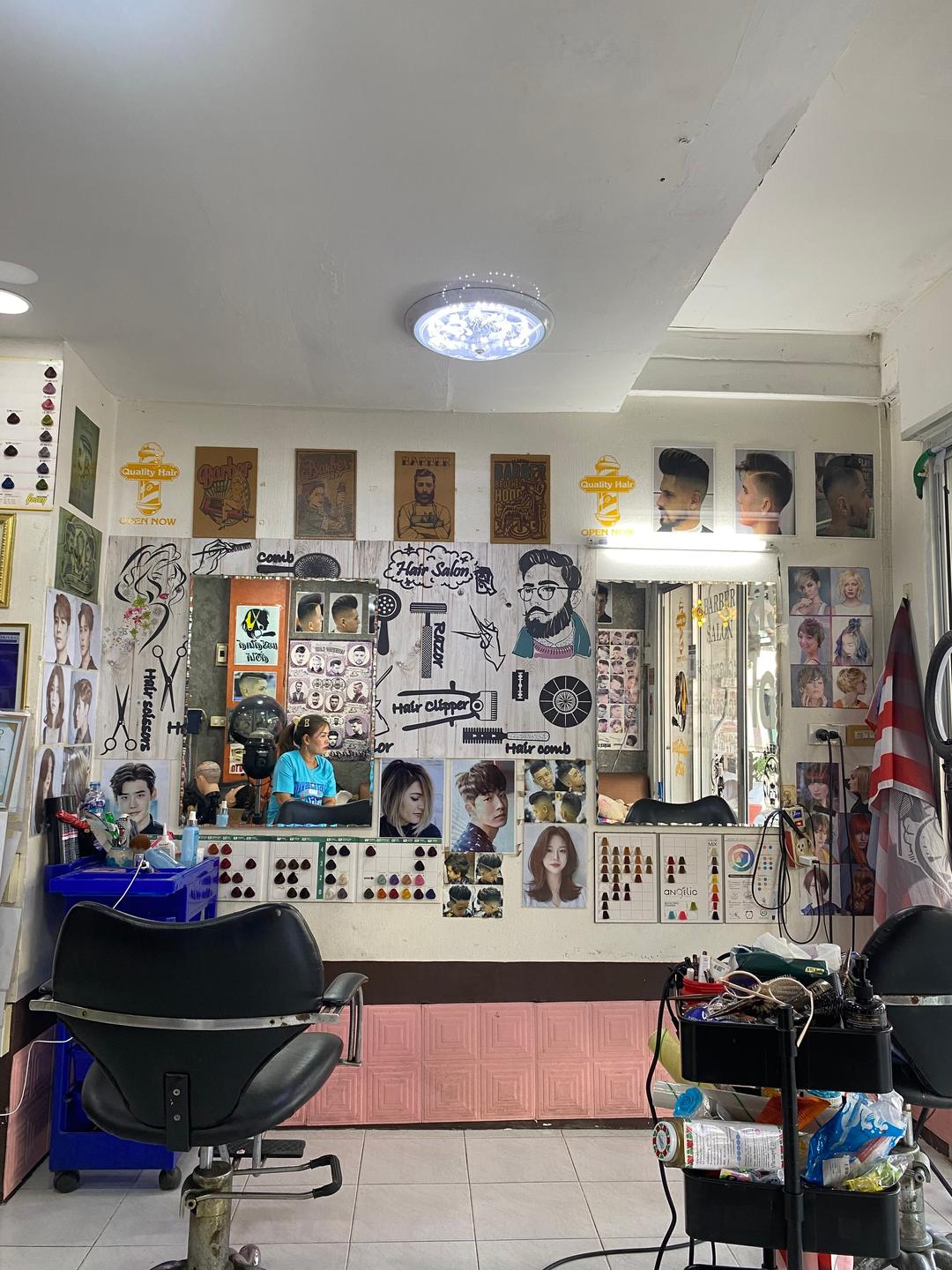 ร้านเสริมสวยใกล้มหาลัยบูรพา ชายหญิง ตัดสระสั่งได้
