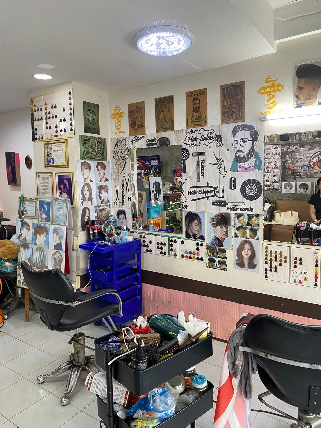 ร้านเสริมสวยใกล้มหาลัยบูรพา ชายหญิง ตัดสระสั่งได้